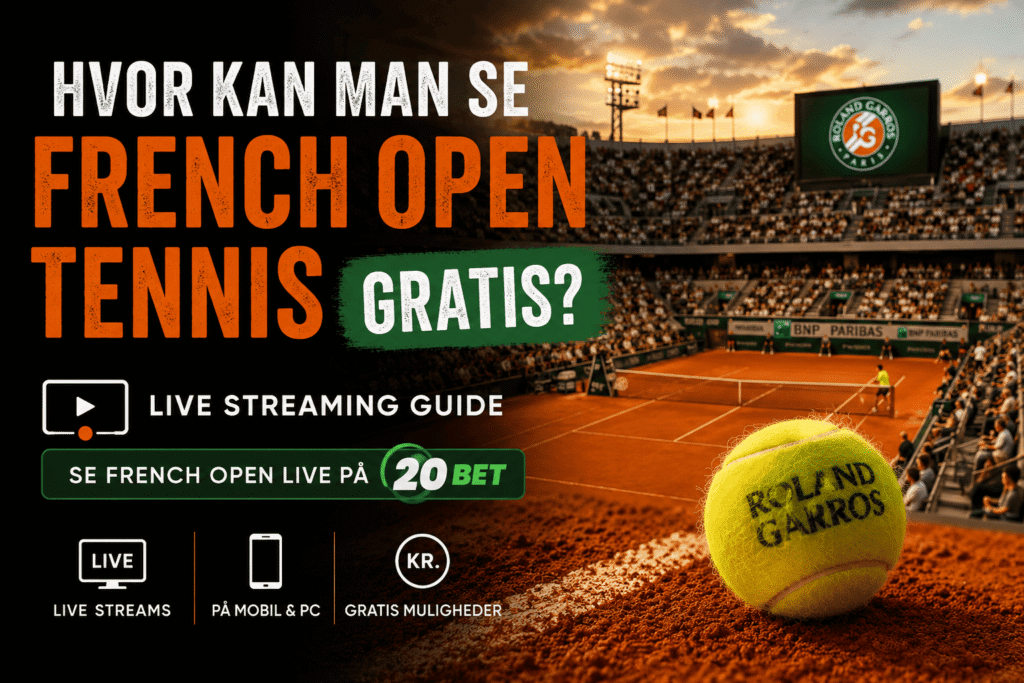 Hvor kan man se French Open ?
