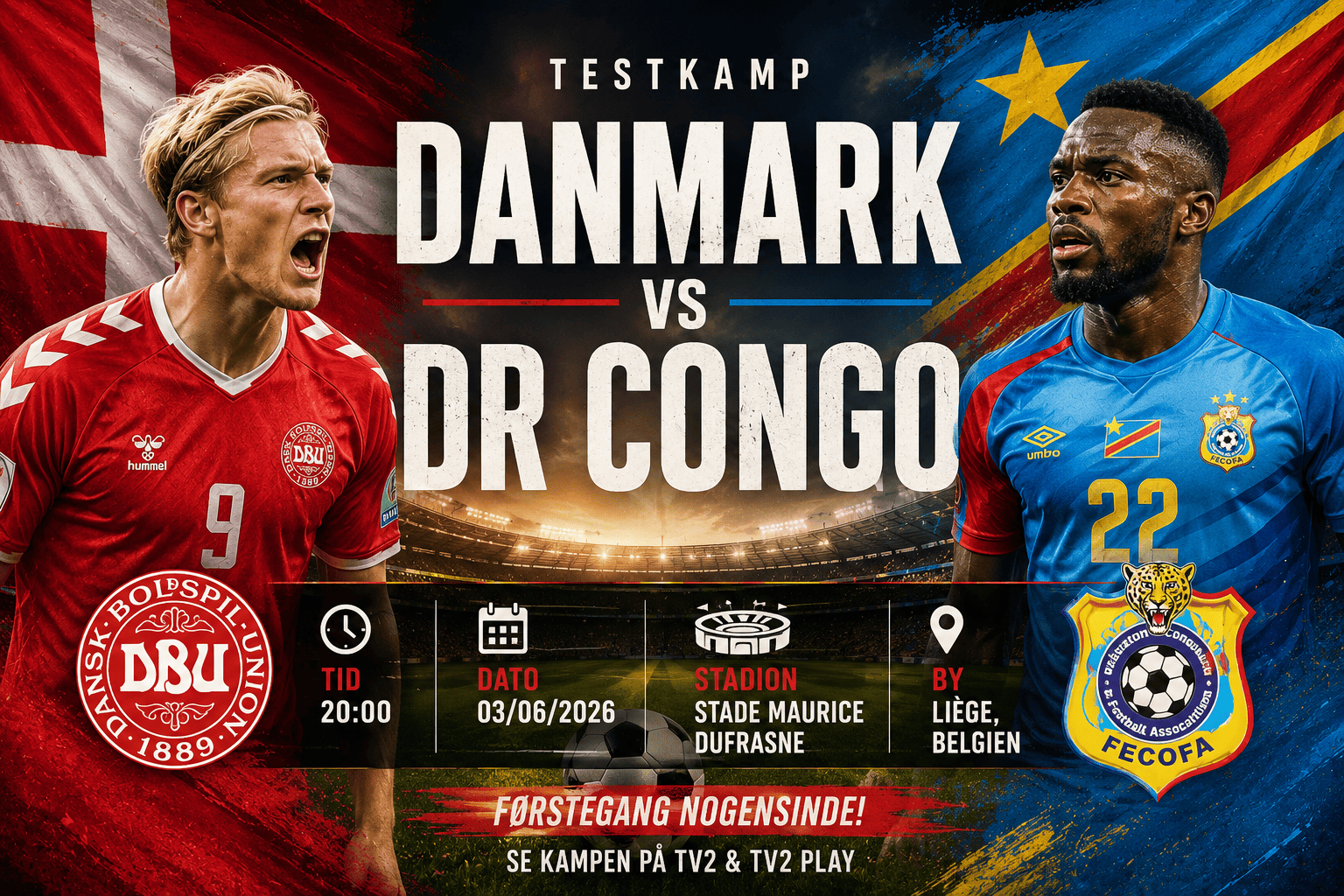 Danmark - Congo